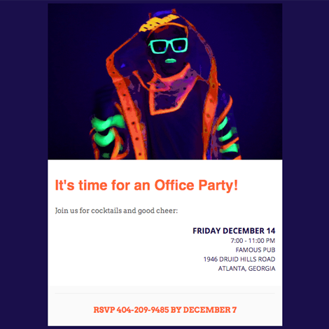 Office Party Invite eCard